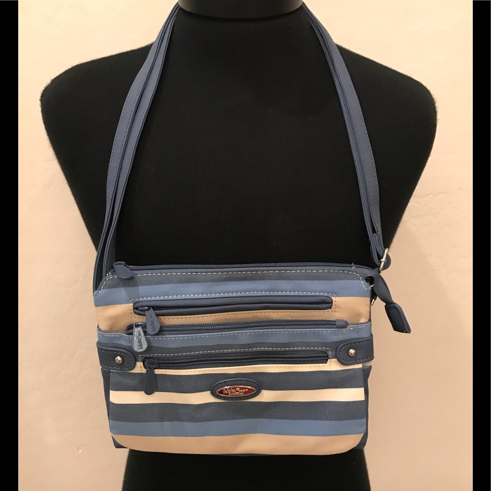 NEW MULTISAC Striped CROSSBODY BAG